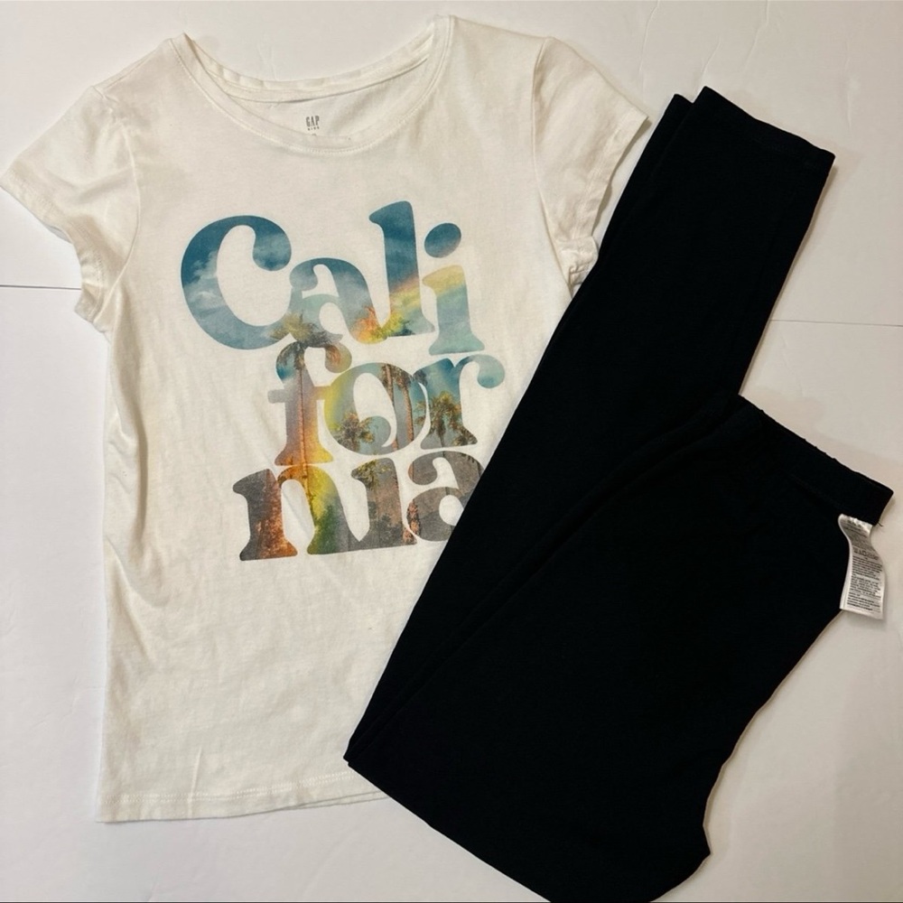 GAP Kids California Tee Shirt & Tights: 14/16